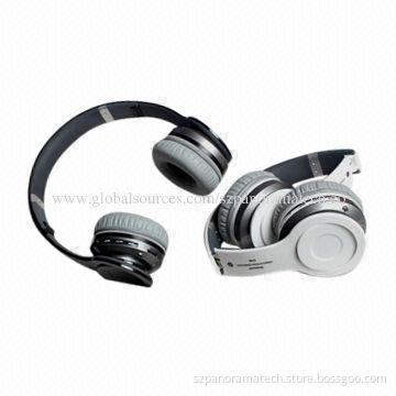 Overhead Design A2DP Stereo Headsets, 3.5mm Audio Input, TF Card Supported, Fashionable Design